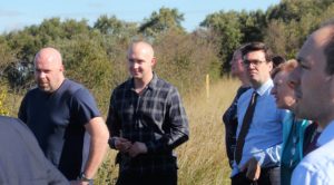 Jay and Steve from EcoSpeed with Andy Burnham, Mayor of Greater Manchester