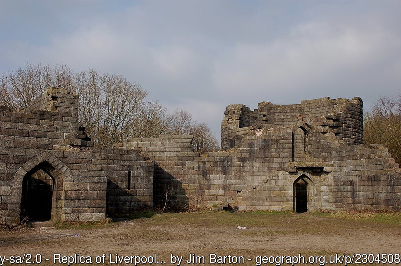 Liverpool Castle replica at Lower Rivington Reservoir