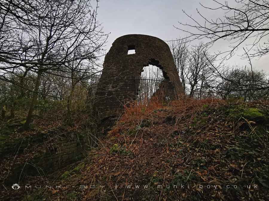 The ruins of Harrock Hill windmill