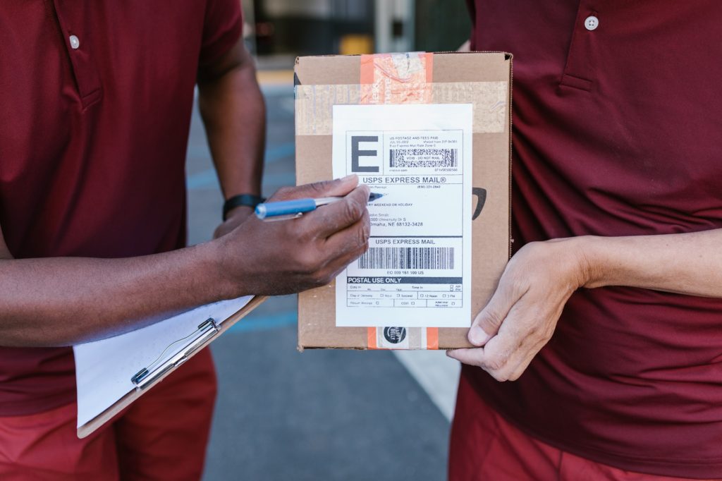 employers collecting parcels