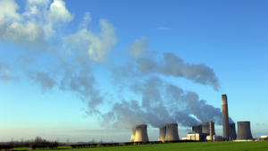 power stations polluting atmosphere